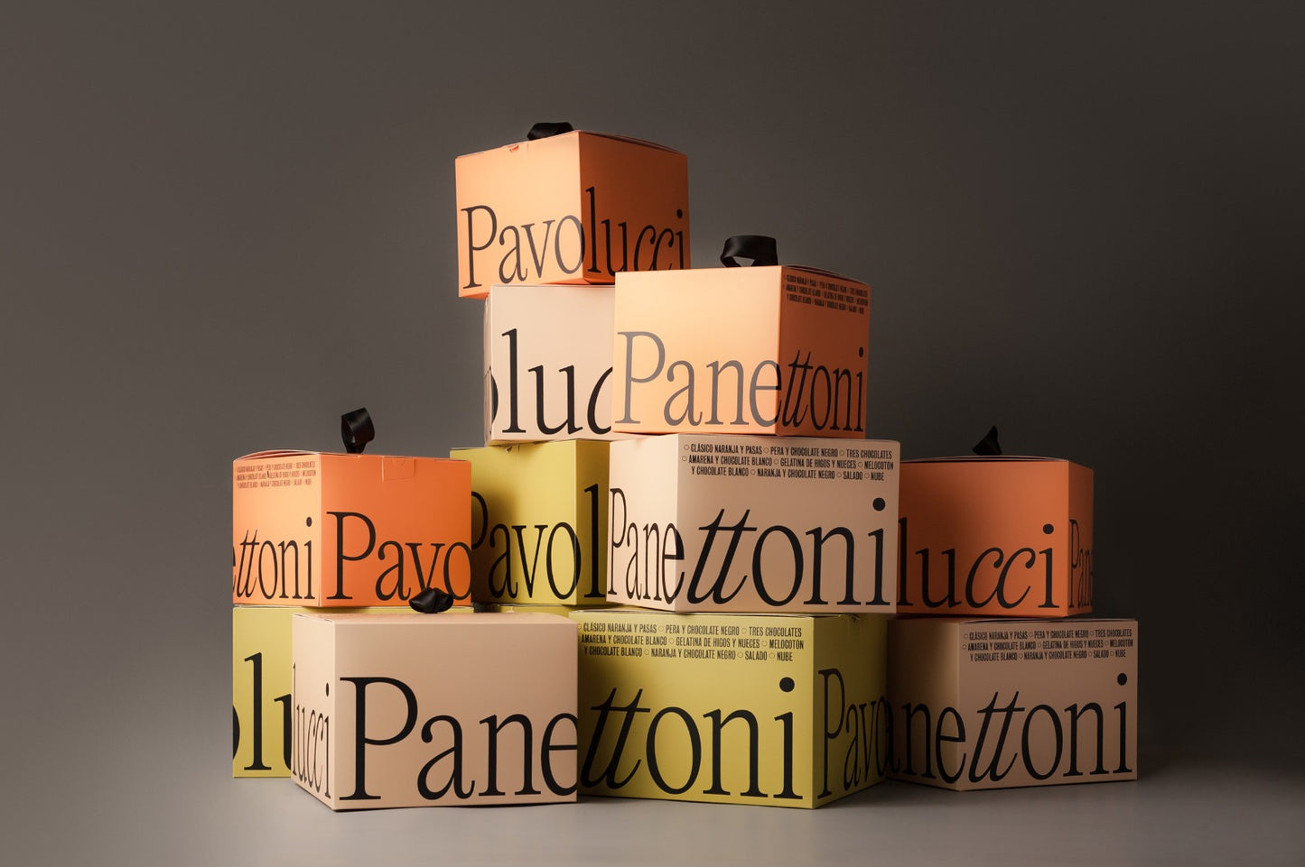 Panettone Tres Chocolates (750g) de Pavolucci
