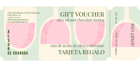 Olive oil and chocolate tasting Gift Voucher