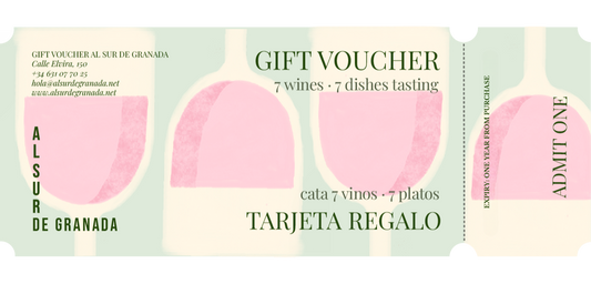 7 wines · 7 dishes tasting Gift Voucher