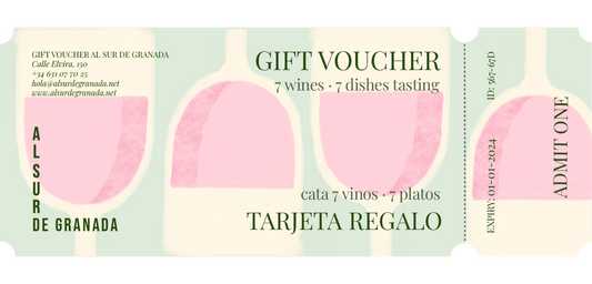 7 wines · 7 dishes tasting Gift Voucher